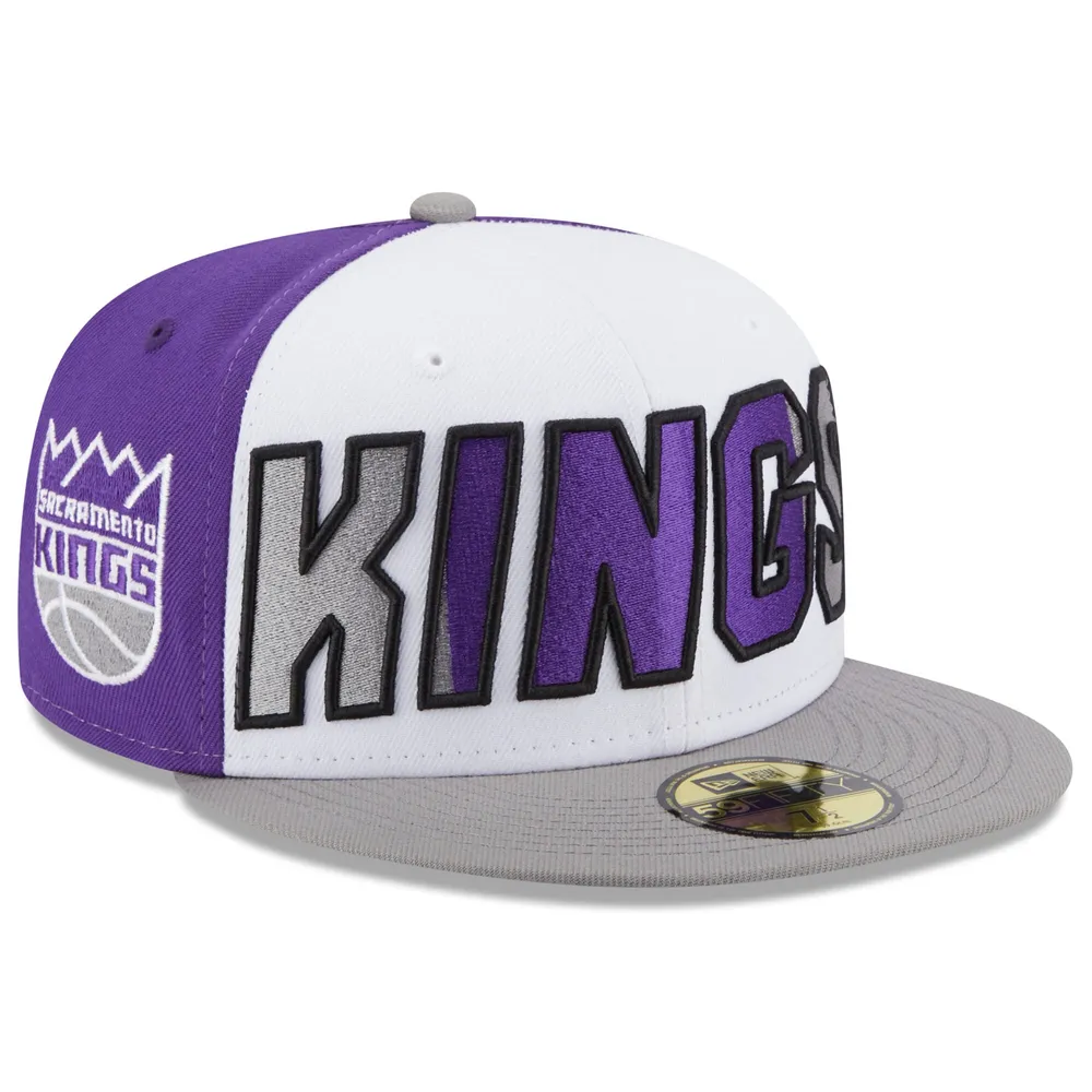 Neerwaarts Prominent priester Lids Sacramento Kings New Era Back Half 59FIFTY Fitted Hat - White/Gray |  MainPlace Mall
