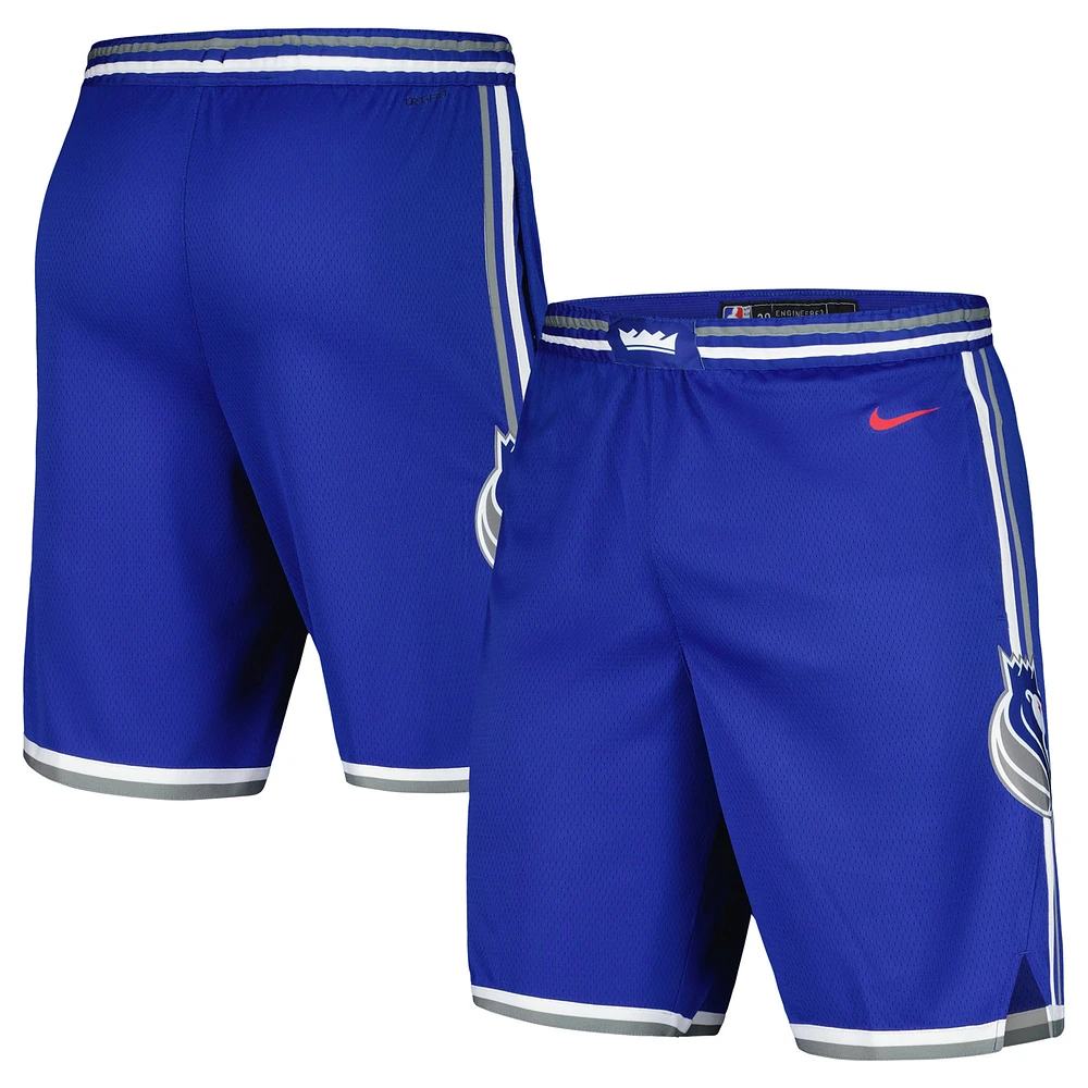 Short Nike bleu Swingman pour homme des Sacramento Kings 2023/24 City Edition