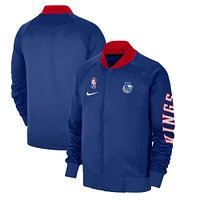 Veste Nike bleue Sacramento Kings City Edition Authentic Showtime Performance entièrement zippée pour homme