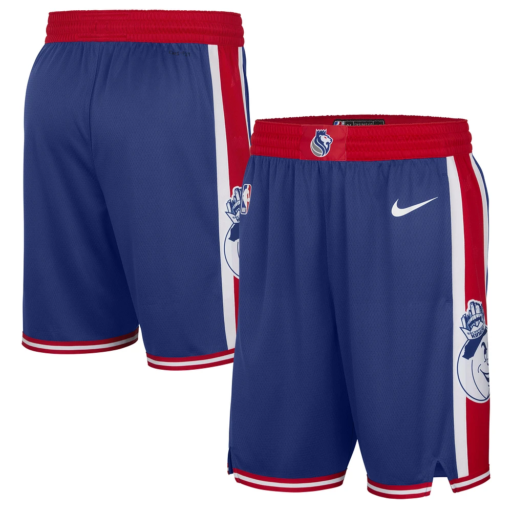 Short Nike City Edition Swingman bleu Sacramento Kings 2024/25 pour homme