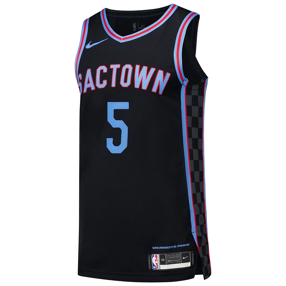 Men's Nike De'Aaron Fox Black Sacramento Kings Authentic Player Jersey - City Edition