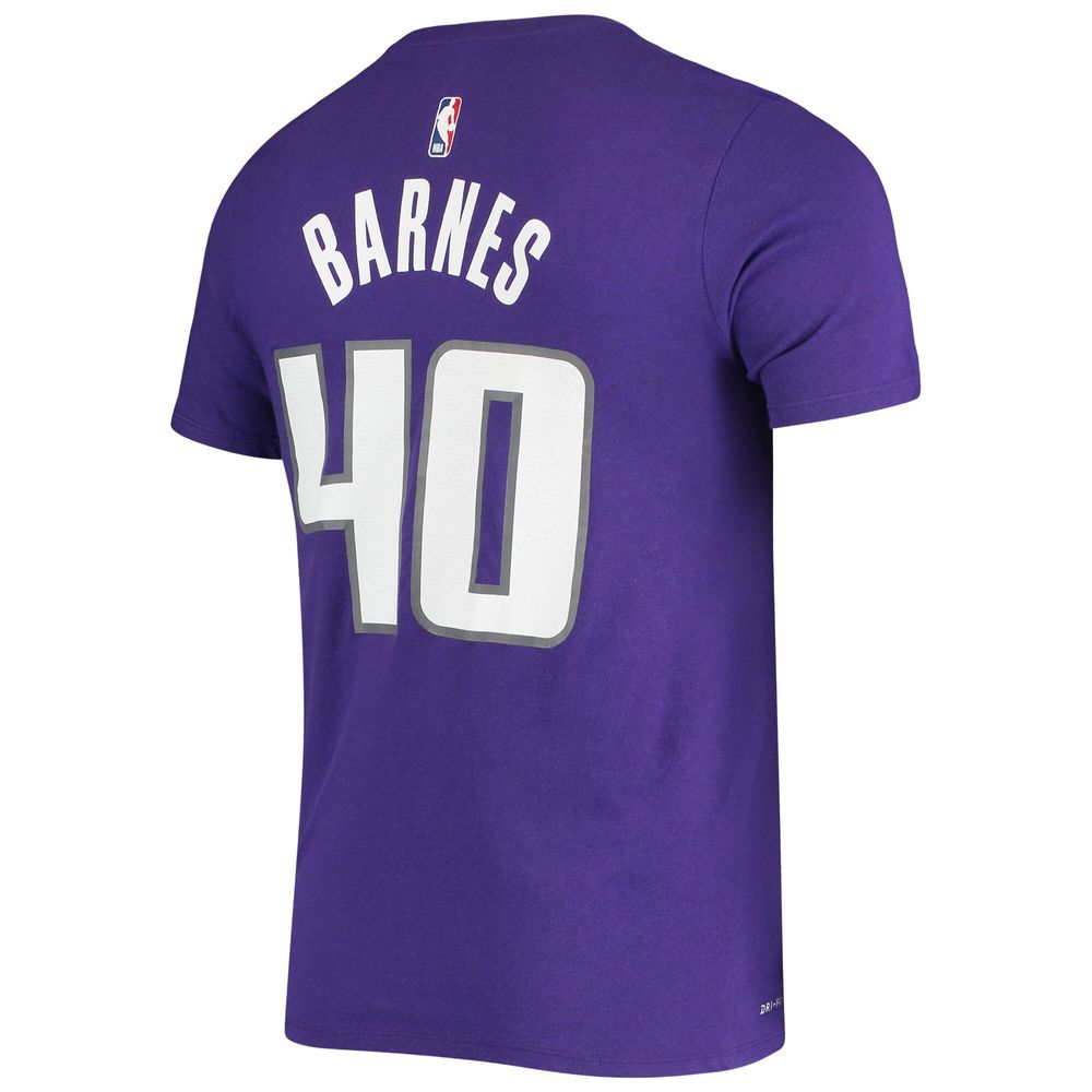 Men's Nike Harrison Barnes Purple Sacramento Kings Name & Number Performance T-Shirt