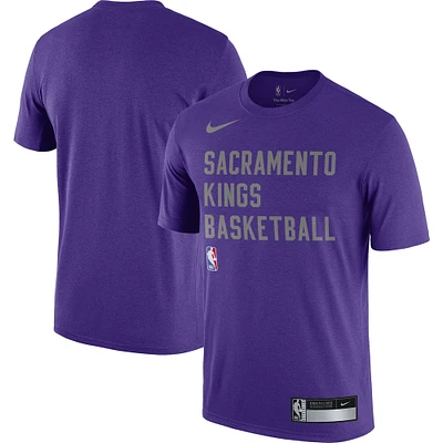 T-shirt d'entraînement Nike pour homme Sacramento Kings 2023/24 Sideline Legend, violet