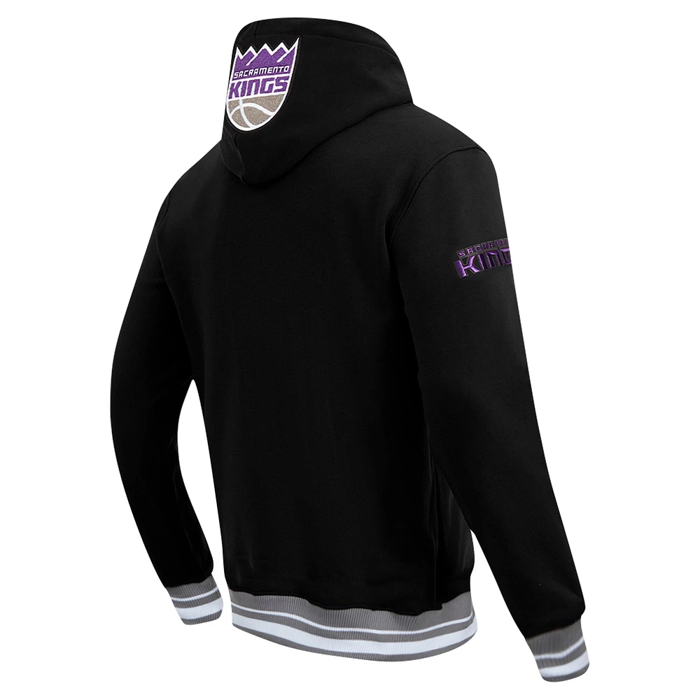 Sweat à capuche noir Pro Standard pour homme Sacramento Kings Area Code