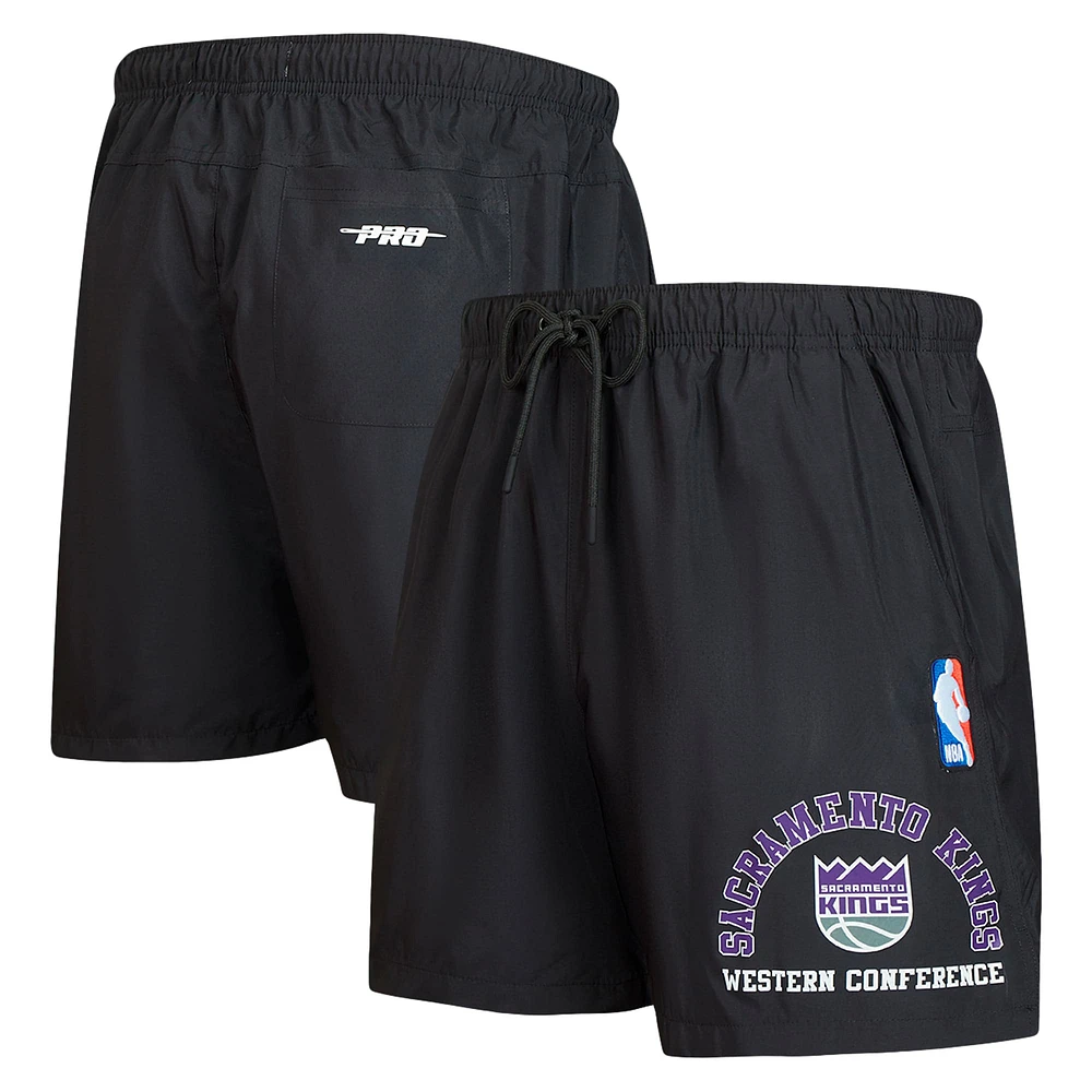 Men's Pro Standard Black Sacramento Kings Area Code Shorts