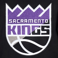 Sweat à capuche logo fendu Pro Standard noir pour homme des Sacramento Kings