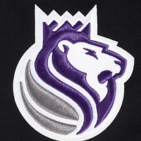 Sweat à capuche logo fendu Pro Standard noir pour homme des Sacramento Kings