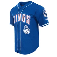 Maillot de baseball en maille Pro Standard bleu pour homme des Sacramento Kings 2024/25 City Edition