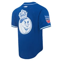 Maillot de baseball en maille Pro Standard bleu pour homme des Sacramento Kings 2024/25 City Edition