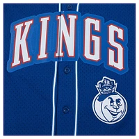 Maillot de baseball en maille Pro Standard bleu pour homme des Sacramento Kings 2024/25 City Edition