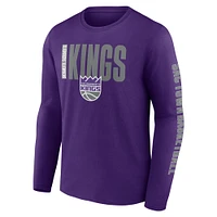 Men's Purple Sacramento Kings Vision Long Sleeve T-Shirt