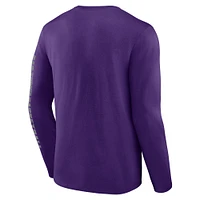 Men's Purple Sacramento Kings Vision Long Sleeve T-Shirt