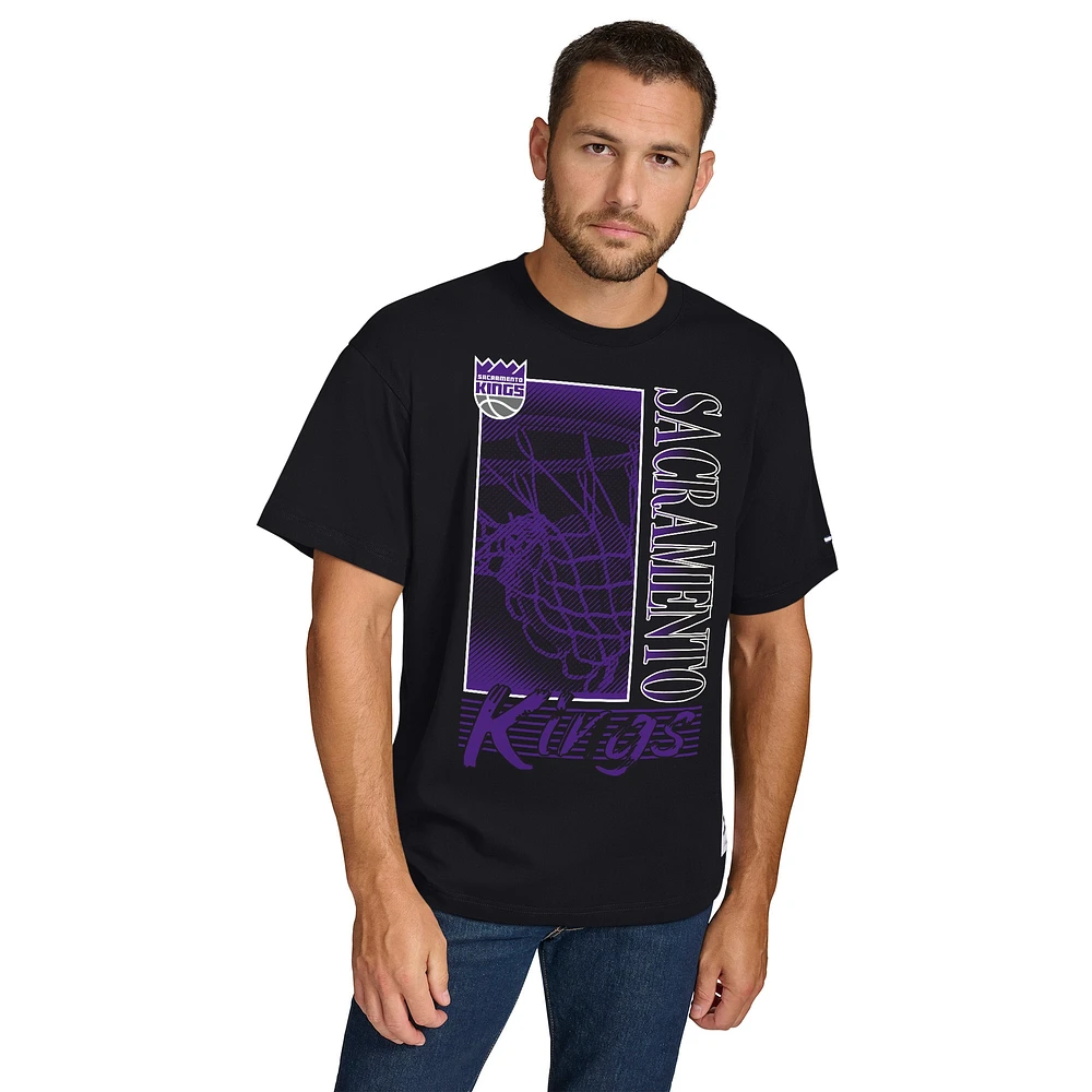 T-shirt Tommy Jeans noir pour homme Sacramento Kings Noah Swish