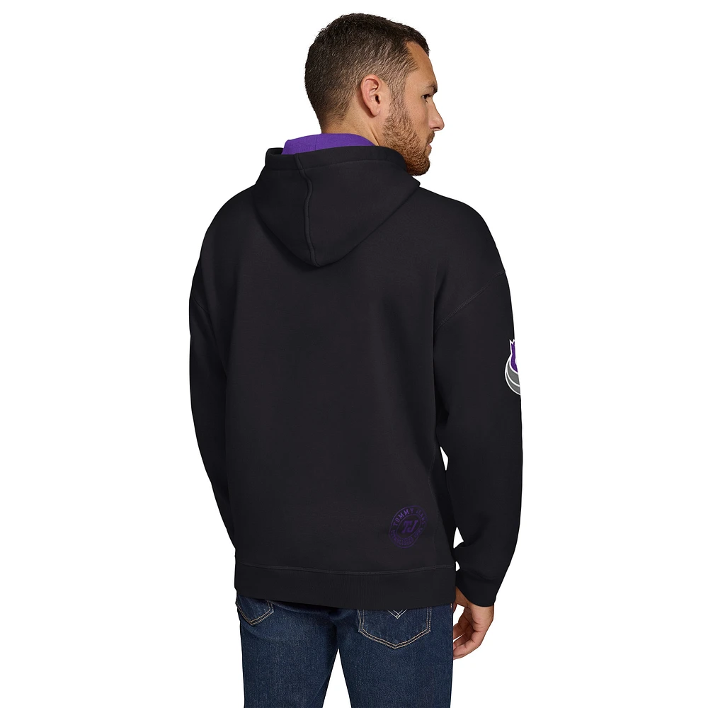 Sweat à capuche violet Tommy Jeans Sacramento Kings Sebastian pour homme