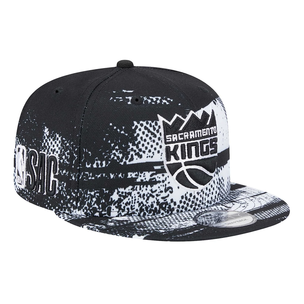 New Era Black Sacramento Kings Tip-Off 9FIFTY Snapback Hat