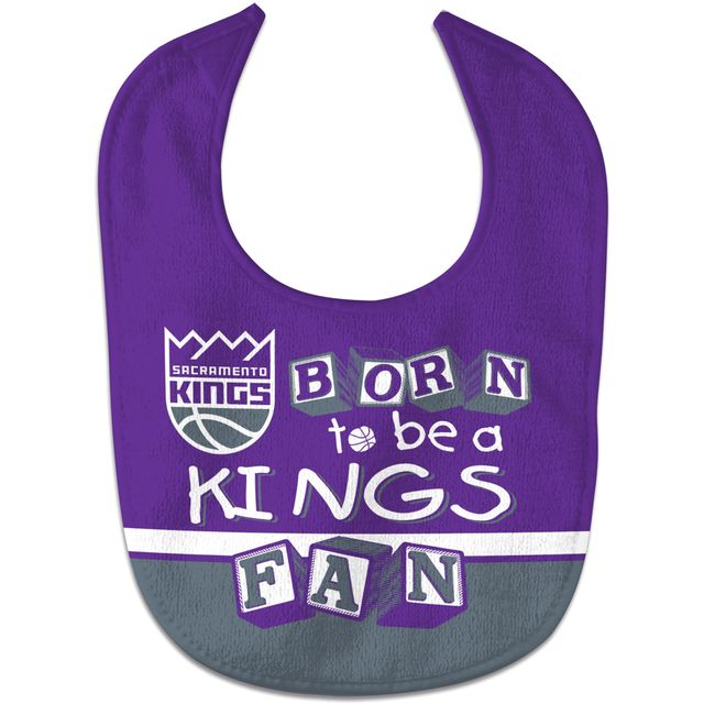 Nouveau-né et nourrisson WinCraft Sacramento Kings Born to Be a Fan All-Pro - Bavoir pour bébé