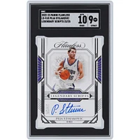 Carte Panini Flawless Legendary #LS-PJS #23/25 SGC authentifiée 9/10 signée Peja Stojakovic Sacramento Kings 2022-23