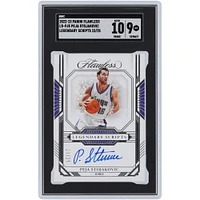 Carte Panini Flawless Legendary #LS-PJS #23/25 SGC authentifiée 9/10 signée Peja Stojakovic Sacramento Kings 2022-23