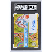 Carte autographiée Panini Spectra Gold Prizm Retrospect 2023-24 de Peja Stojakovic Sacramento Kings #RSA-PJS #/10 SGC authentifiée 9,5/10