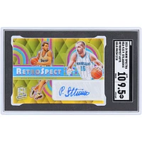 Carte autographiée Panini Spectra Gold Prizm Retrospect 2023-24 de Peja Stojakovic Sacramento Kings #RSA-PJS #/10 SGC authentifiée 9,5/10