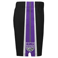 Short Nike noir pour enfants d'âge préscolaire, réplique des Sacramento Kings Icon