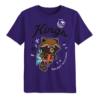 Ensemble de t-shirts deux pièces pour enfants d'âge préscolaire Sacramento Kings Les Gardiens la Galaxie