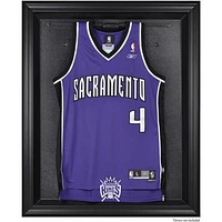 Vitrine de présentation du maillot avec logo de l'équipe Sacramento Kings 1994-2016 en bois dur avec cadre noir