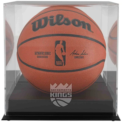 Vitrine de présentation du logo de l'équipe de basket-ball des Sacramento Kings Blackbase avec dos en miroir