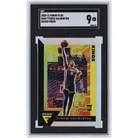 Tyrese Haliburton Sacramento Kings 2020-21 Panini Flux Silver Prizm #203 SGC Authenticated 9 Rookie Card