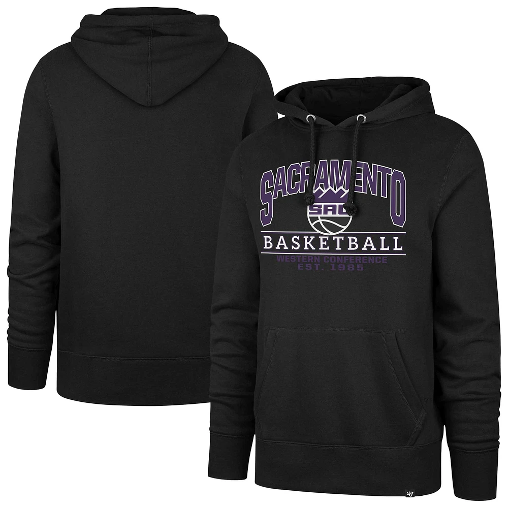 Unisex '47  Black Sacramento Kings Good Call Headline Pullover Hoodie