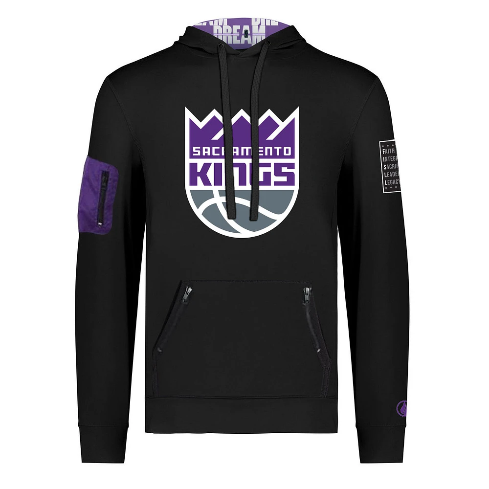 Unisex FISLL x Black History Collection  Sacramento Kings Pullover Hoodie