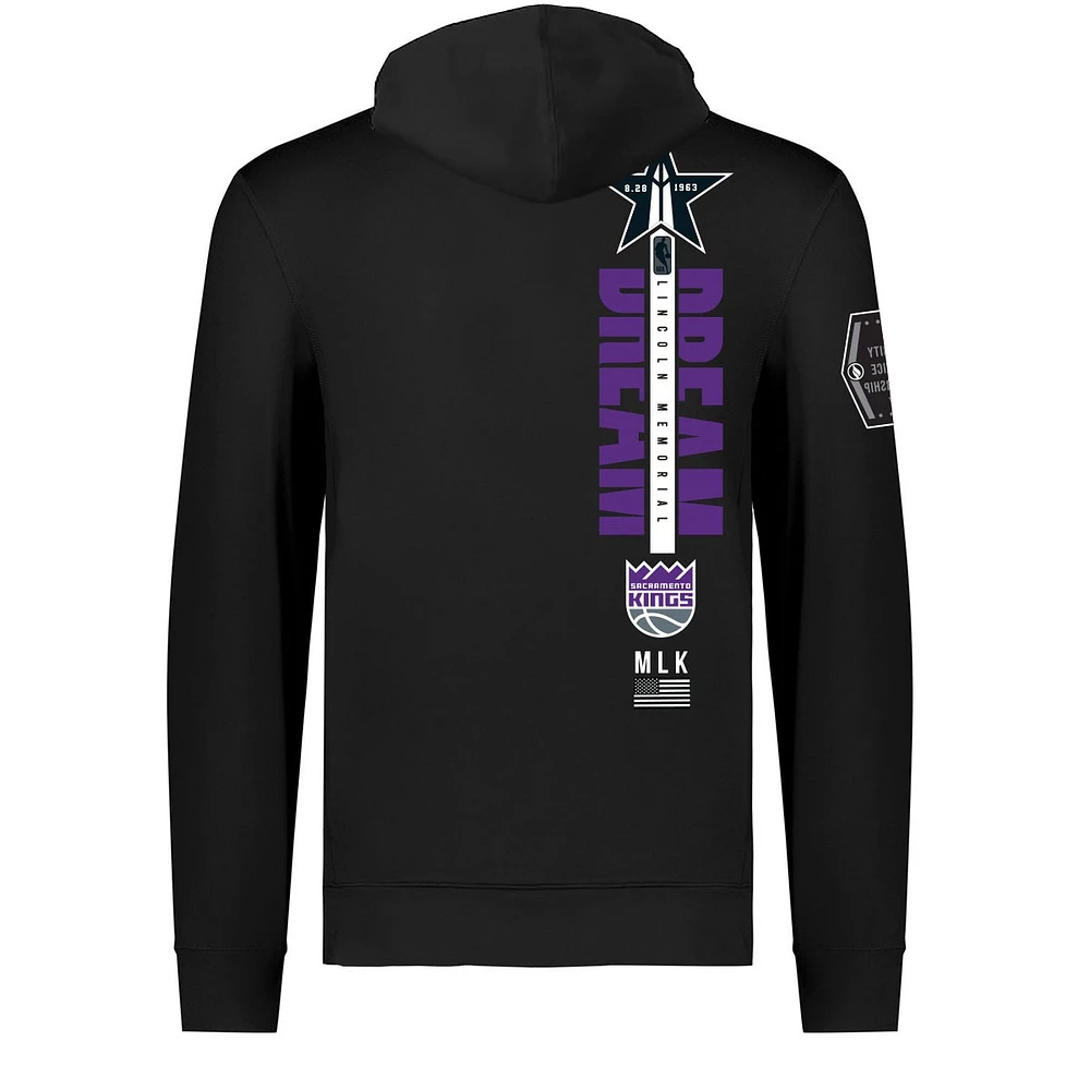 Unisex FISLL x Black History Collection  Sacramento Kings Pullover Hoodie