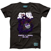 Unisex NBALab x Hyperfly Heather Black Sacramento Kings Year of the Snake Lunar New Collection T-Shirt