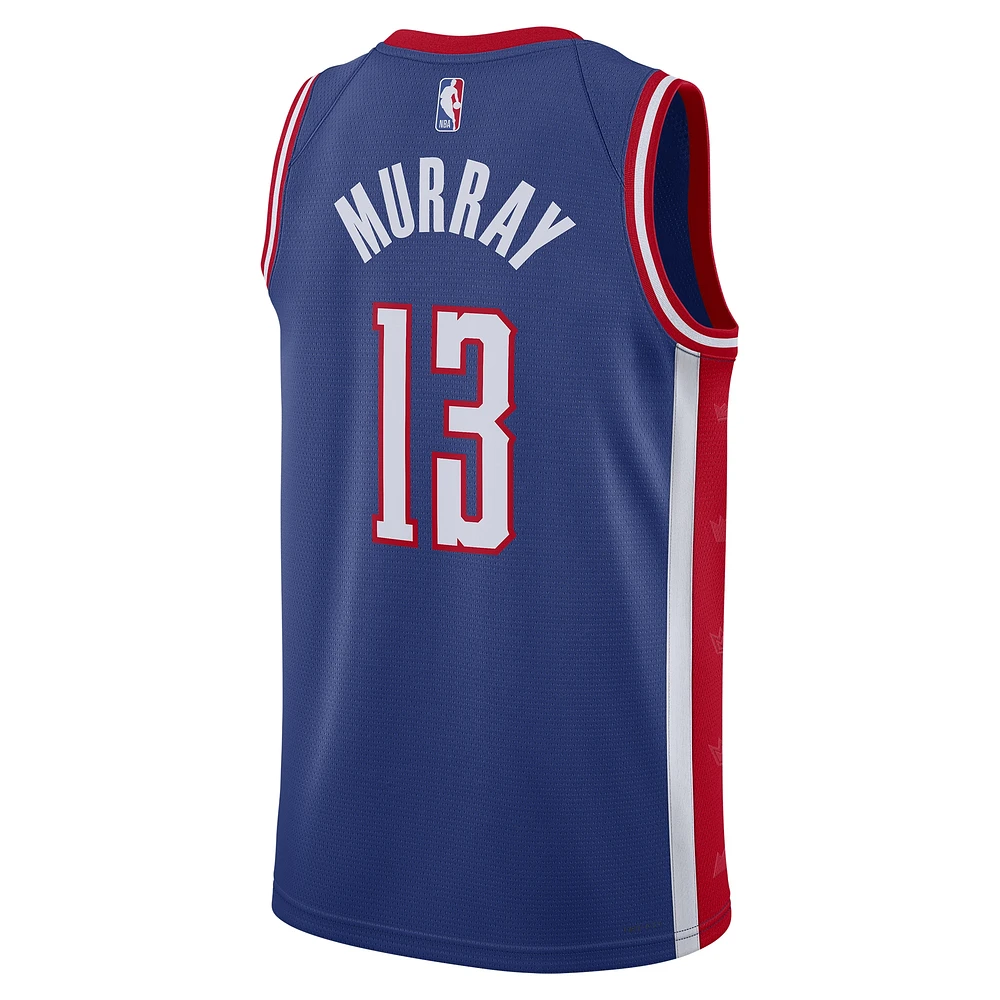 Maillot de joueur unisexe Nike Keegan Murray bleu Sacramento Kings 2024/25 Swingman - Édition City