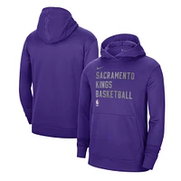 Sweat à capuche unisexe Nike violet Sacramento Kings 2023/24 Performance Spotlight On-Cour Practice