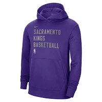 Sweat à capuche unisexe Nike violet Sacramento Kings 2023/24 Performance Spotlight On-Cour Practice