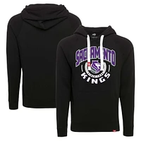 Sweat à capuche unisexe Sportiqe Black Sacramento Kings Olsen super doux tri-mélange raglan