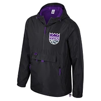 Unisex Stadium Essentials Black Sacramento Kings Compete Quarter-Zip Windbreaker Jacket