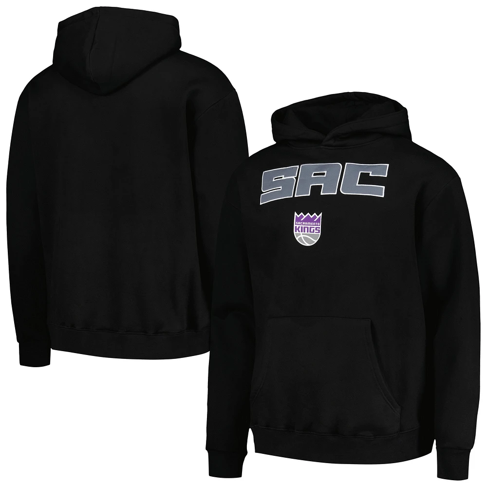 Sweat à capuche unisexe Stadium Essentials noir Sacramento Kings Terrace