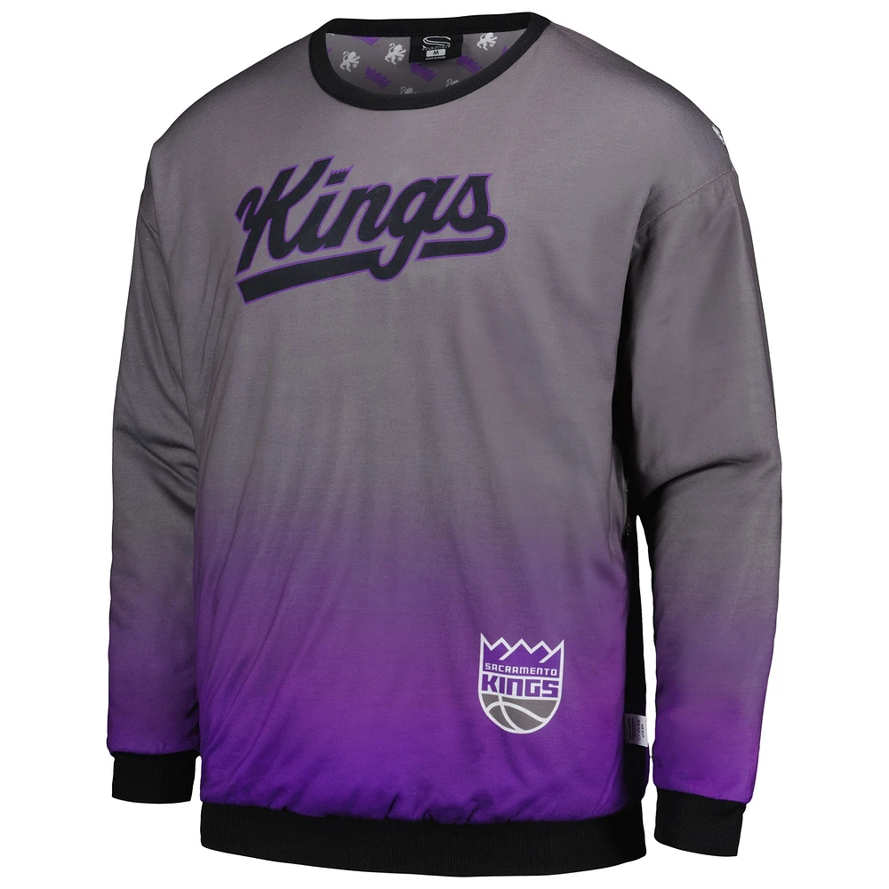 Sweat-shirt réversible unisexe Stadium Essentials Sacramento Kings pleine capacité