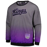 Unisex Stadium Essentials Purple/Gray Sacramento Kings Full Capacity Reversible Pullover Sweatshirt