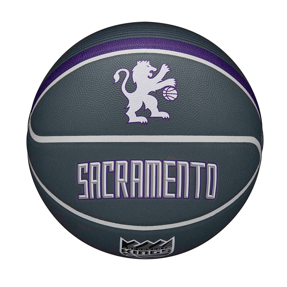 Ballon de basket-ball de collection Wilson Sacramento Kings 2022-23 City Edition
