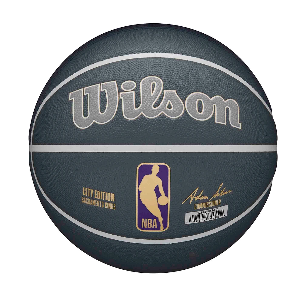 Ballon de basket-ball de collection Wilson Sacramento Kings 2022-23 City Edition