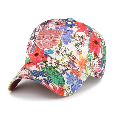 Women's '47  Cream Sacramento Kings Pollinator Clean Up Adjustable Hat