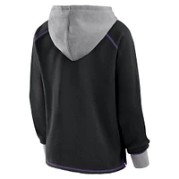 Women's Black Sacramento Kings Boom Pullover Hoodie