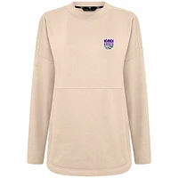 Sweat-shirt kaki Beaudry pour femme des Sacramento Kings de Levelwear
