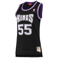 Maillot Swingman Mitchell & Ness Jason Williams noir Sacramento Kings 2000/01 Hardwood Classics pour femme