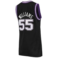 Maillot Swingman Mitchell & Ness Jason Williams noir Sacramento Kings 2000/01 Hardwood Classics pour femme