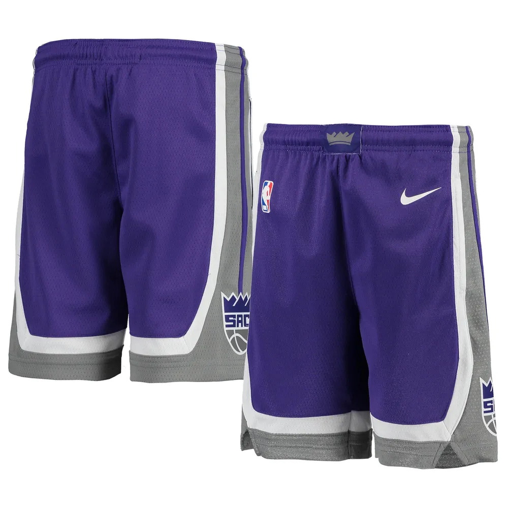 Phoenix Suns Nike Youth 2020/21 Swingman Performance Shorts - Icon Edition  - Purple
