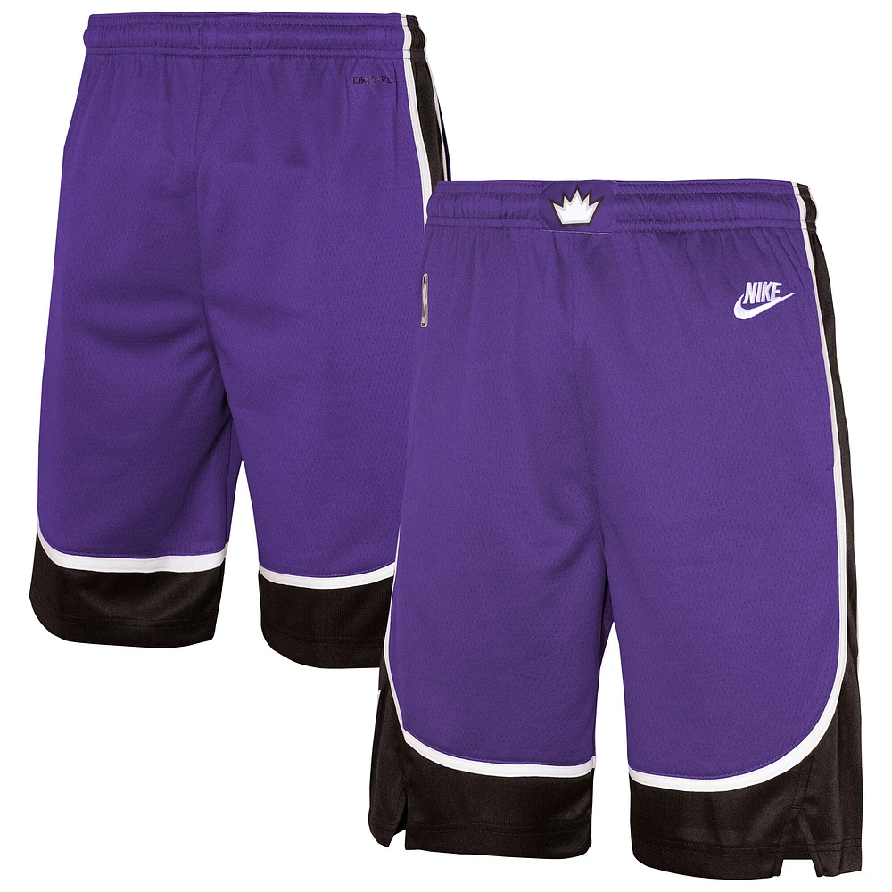 Short Nike violet pour jeunes Sacramento Kings City Edition Swingman Performance 2024/25